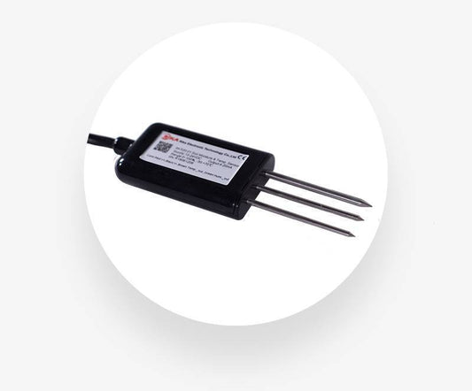 Soil moisture and temperature sensor